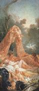 Francois Boucher Mars and Venus painting